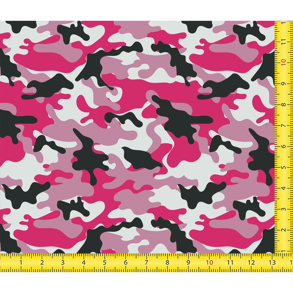 Style C - 12 x 24 Pink Camo Pattern Printed Heat Transfer Vinyl 