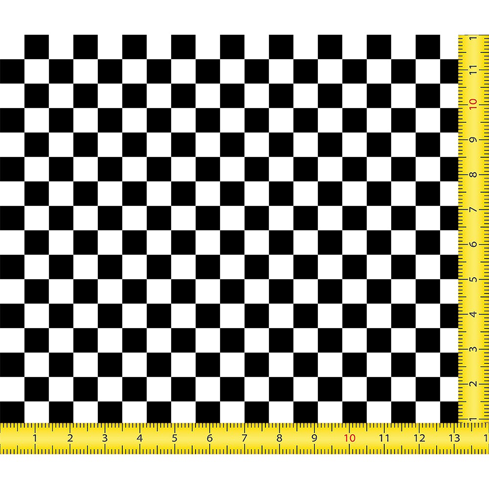 Oracal 3651 - Adhesive #105 Black & White Checker 