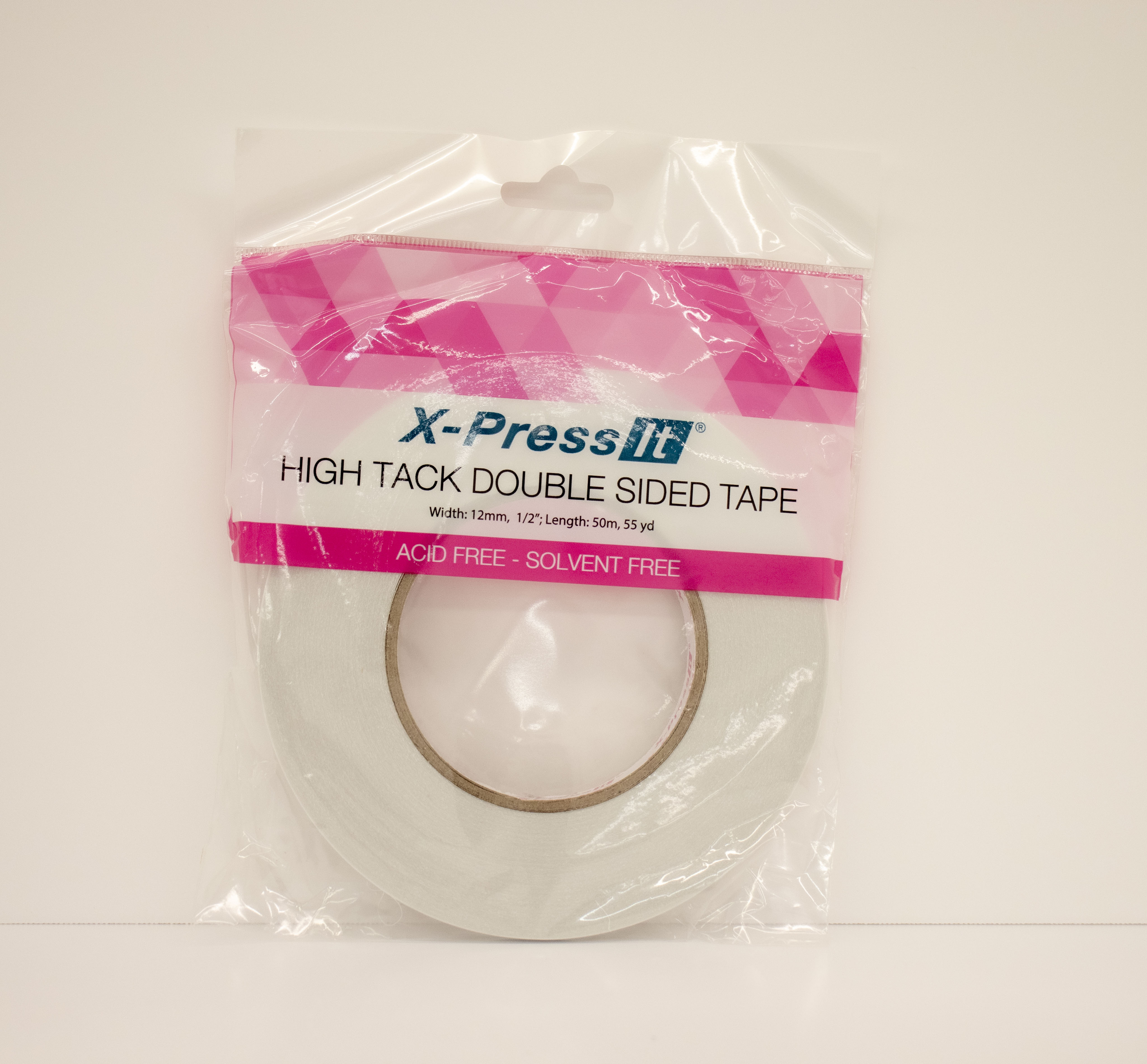 X-Press It High Tack Double-Sided Tissue Tape - 1/2" x 55yd roll