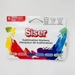 Siser Pastel Sublimation Markers 6 Pack