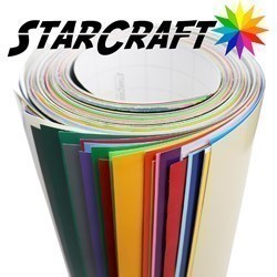 12 x 50 Yard Roll - StarCraft HD Glossy Permanent Vinyl - Metallic Blue