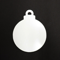 Christmas Ornament Shape acrylic blank 2.5 inch –