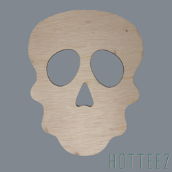 Wood Blank - Skull