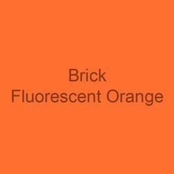 Siser Brick 600 - Fluorescent Orange - 20"x12" Sheet
