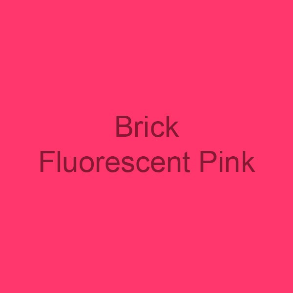 Siser Brick 600 - Fluorescent Pink - 20"x12" Sheet 