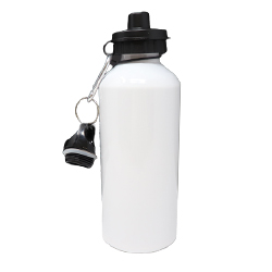 White 600 ml Water Bottle