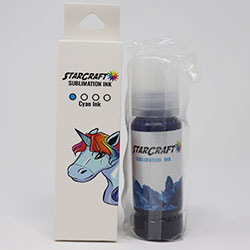 StarCraft Sublimation Ink - Cyan - 70mL Bottle 