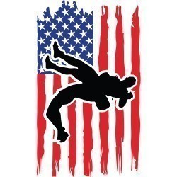 #0300 - Wrestling US Flag