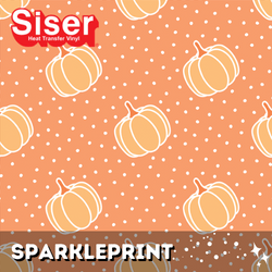 SparklePrint HTV - #035 Pumpkin Dots
