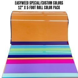 Siser EasyWeed Special & Custom Color Pack 12" x 5 ft Rolls
