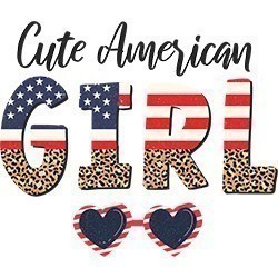 #0603 - Cute American Girl