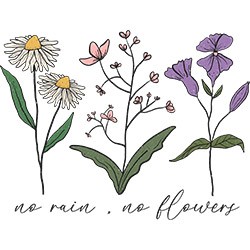 #0616 - No Rain No Flowers