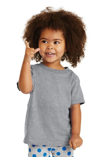 Port & Company® Toddler Core Cotton Tee - Gray (Athletic Heather)