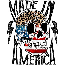 #0074 - Made In America Skull
