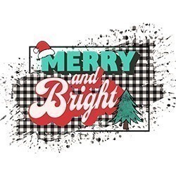 #0928 - Merry & Bright Buffalo Frame