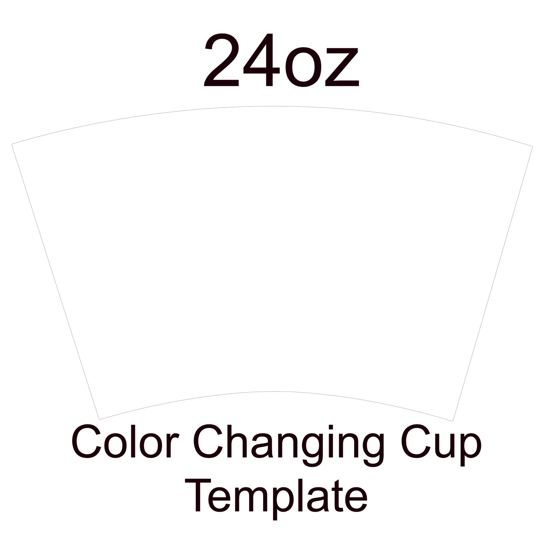 Color Changing Cup Template