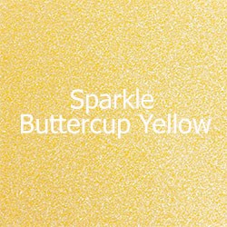 Siser SPARKLE-Buttercup Yellow 12" x 12" Sheet