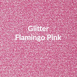 Siser GLITTER Flamingo Pink - 20"x12" Sheet