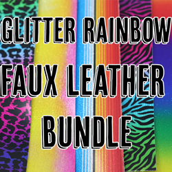 Faux Leather Glitter Bundle