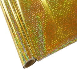Hot Stamping foil - V24 hologram gold with glitter