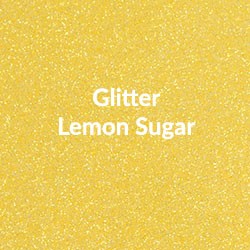Siser Glitter - Lemon Sugar - 20 x 12 sheet