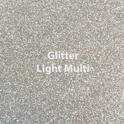Siser GLITTER Light Multi - 5 YARD x 12" Rolls