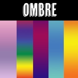 Ombre Printed Pattern Bundle - HTV