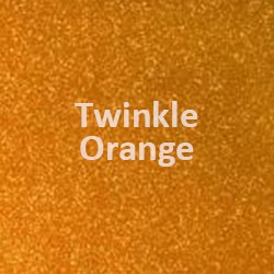 Siser TWINKLE - Orange - 20"' x 12" Sheet