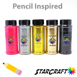 Pencil Glitter Bundle 4oz Shakers
