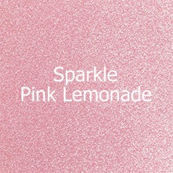 Siser SPARKLE-Pink Lemonade 12" x 12" Sheet