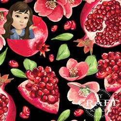 Printed HTV - #247 Pomegranate