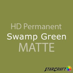 StarCraft HD Permanent Adhesive Vinyl - MATTE - 12" x 12" Sheets - Swamp Green