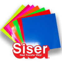 Siser EasyWeed Fluorescent Color Pack 12" X 12"