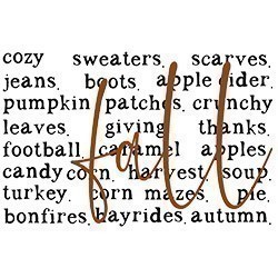 Fall Words