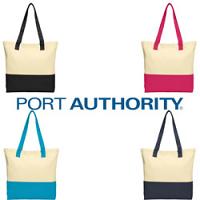 Port Authority® Colorblock Cotton Tote