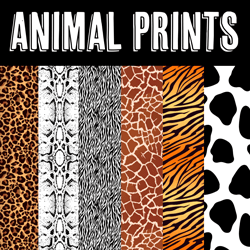 Animal Print Printed Pattern Bundle - Adhesive