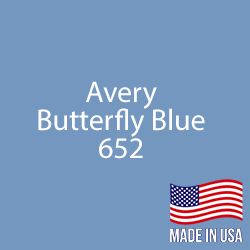 Avery - Butterfly Blue - 652 - 12" x 5 Yard Roll