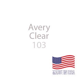 Avery - Clear - 103 - 24" x 25 Yard Roll