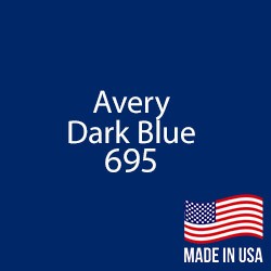 Avery - Dark Blue - 695 - 12" x 24" Sheet