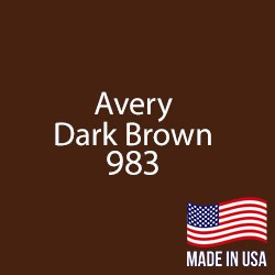 Avery - Dark Brown - 983 - 24" x 25 Yard Roll