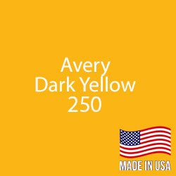 Avery - Dark Yellow - 250 - 12" x 24" Sheet
