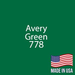 Avery - Green - 778 - 12" x 24" Sheet