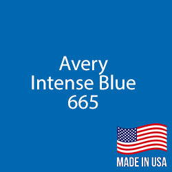 Avery - Intense Blue - 665 - 12" x 24" Sheet