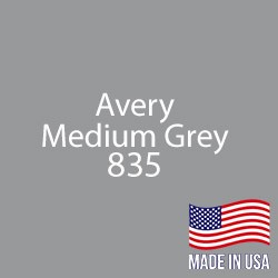 Avery - Med Gray - 835 - 12" x 5 Yard Roll