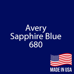 Avery - Sapphire Blue - 680 - 12" x 5 Foot 