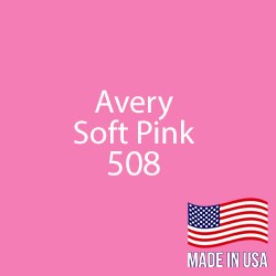 Avery - Soft Pink - 508 - 12" x 10 Yard Roll