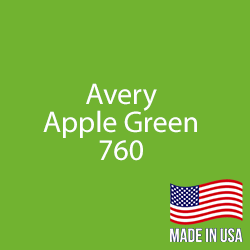 Avery - Apple Green - 760 - 12" x 5 Foot 
