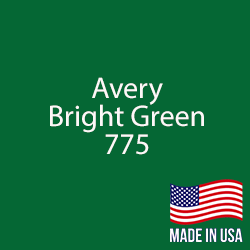 Avery - Bright Green - 775 - 12" x 12" Sheet