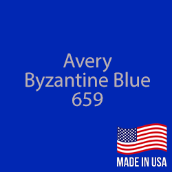 Avery - Byzantine Blue - 659 - 12" x 24" Sheet