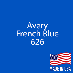 Avery - French Blue - 626 - 12" x 5 Foot 